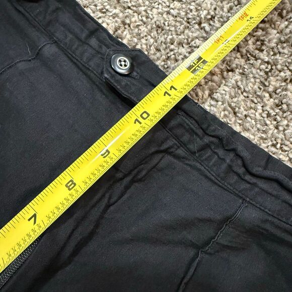 Forenza Black Pants Straight Leg Stripe Medium/Large 14 28” - Picture 5 of 6